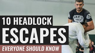 10 Headlock Escapes EVERYONE Should Know!