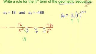 Ch. 12 Write Rule Geometric (no a1 o r - shortcut)