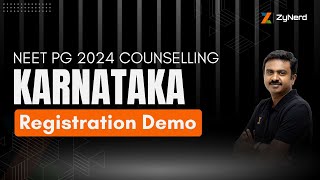 Karnataka PG Medical - Registration Demo | NEET PG 2024