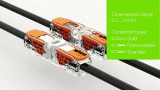 WAGO Inline splicing connector with lever 221-2411