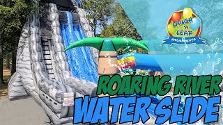 Roaring River Water Slide | Laugh n Leap Amusements | Giant Inflatable Water Slide Rental