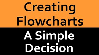 Flowchart Example - A Simple Decision
