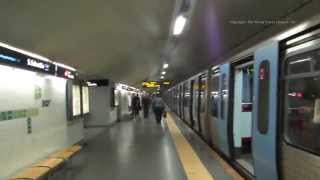 Walk around Lisbon Metro Stations in Portugal 06