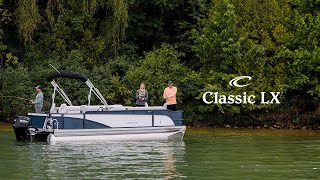 Crest Pontoon Boats | 2024 Classic LX \u0026 Classic LX Fish