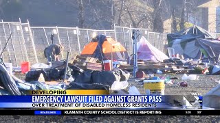 Disability rights group files lawsuit against Grants Pass over camping closures