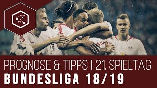 Bundesliga Vorhersage: Fussball Wetten Tipps zum 21. Spieltag (2018/2019)