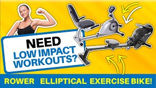 ROWING...Need LOW IMPACT Workouts?  ROWER, ELLIPTICAL, EXERCISE BIKE