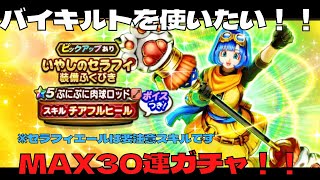 【ドラクエウォーク】ぶっ壊れ回復武器？セラフィガチャMAX３０連引いてみた！！