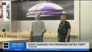 Apple store statewide retail burglary ring busted; Eight suspects in custody