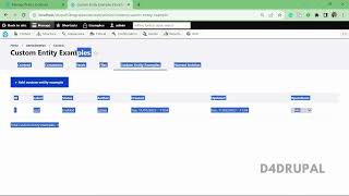 Create custom entity in 3 min Drupal 10, Drupal 9, Drupal 8 | D4Drupal