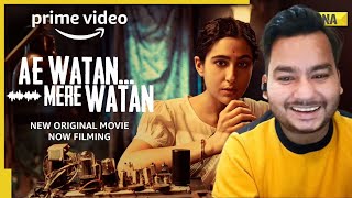 Reaction on Ae Watan Mere Watan | Sara Ali Khan | Amazon Original Movie | Trailer Review By SG