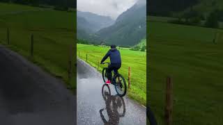 Rain + Cycle + Switzerland #switzerland🇨🇭   #appenzeller #greenfields #switzerland_destinations