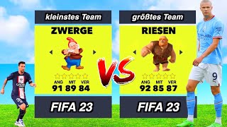 Zwerge vs. Riesen in FIFA 23! 👀