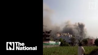 Huge fire breaks out at Indian Covid-19 vaccine producer