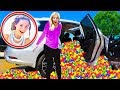 Ball Pit PRANK in the BRATAYLEY Car on the set of Chicken Girls! (Pranking the Leblanc Family)