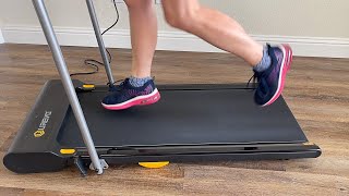 Noise-Reduced Fitness: UREVO 2-in-1 Treadmill Explained
