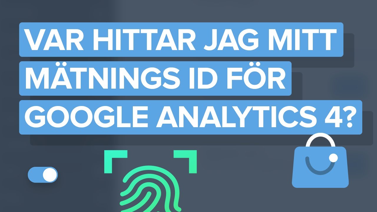 Hur Hittar Jag Mitt Mätnings ID För Google Analytics? - YouTube