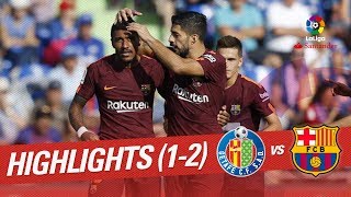 Resumen de Getafe CF vs FC Barcelona (1-2)