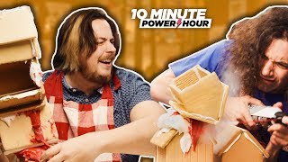 Building the TALLEST Gingerbread House! - Ten Minute Power Hour