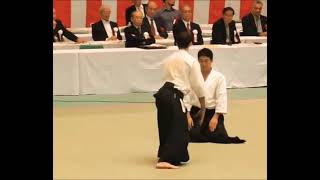 Clean technique Shumen Ikkyo  in Hanmi Handachi  Suzuki Toshio Shihan