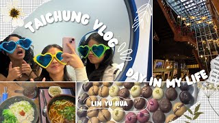 TAICHUNG VLOG 🧋🫧 places to visit in Taichung, where to eat