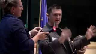 EDL   Tommy Robinson's speech at the European Parliament in Brussels 09 07 2012 mirror