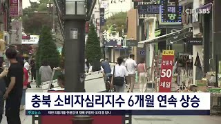 충북 소비자심리지수 6개월 연속 상승