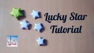 How to Make a Lucky Star | Origami Puffy Star DIY | Easy Christmas Star Decoration DIY