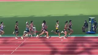 九州選手権、瑞慶覧君、吉村君、外間君1500m決勝