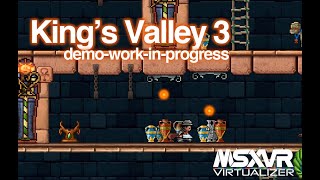 MSXVR :: King's Valley 3 DEMO 💾