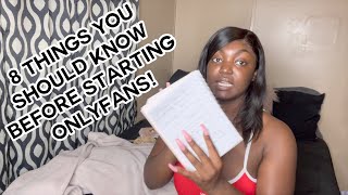 8 Things You Should Know Before Starting Onlyfans! | For Beginners! | Simply Cinn