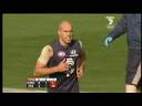 Captain Clash Chris Judd and Matthew Lloyd