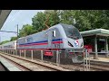 septa acs 64 push pull trains on the trenton u0026 west trenton lines june 2023