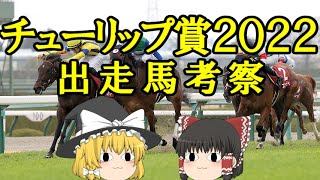 【出走馬考察】桜を占う前哨戦！！！【チューリップ賞２０２２】