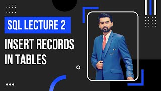 Insert Records in Tables in SQL in Urdu / Hindi