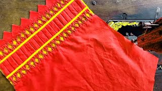 wow এত সহজ হাতার ডিজাইন তৈরি করা/Beautiful sleeves design cutting and sewing