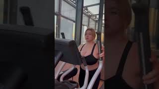 Praskovia Pozdniakova Pasha in gym. Miss Paraskeva. M cups size tits huge natural boobs busty girl