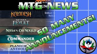 HUGE MTG News: Kaladesh Set Announcement, Aether Revolt, Commander 2016, and more!