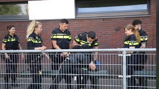 Brutale lachgasgekkie aangehouden in Den Haag