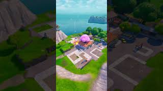 Destroying Lucky Landing 😈 #fortnite