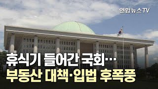 휴식기 들어간 국회…부동산 대책·입법 후폭풍 / 연합뉴스TV (YonhapnewsTV)