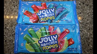 Jolly Rancher Ropes: Blue Raspberry + Cherry and Watermelon + Green Apple Review