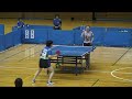 47th全日本社会人卓球選手権大会　女子決勝　阿部　恵vs野中　由紀