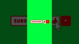 Subscribe and like green screen animation with download link no copyright | nocopyright green screen