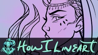 How I do my Lineart || Digital Inking Tutorial and Tips