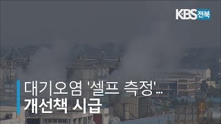 대기오염 사실상 '셀프 측정'.. 개선책 시급 2019.07.03(수)