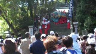 神宮野間神社 紺原御船と継ぎ獅子① 2010.5.3