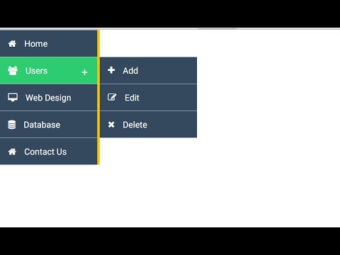 Design vertical menu with CSS Design vertical menu with CSS