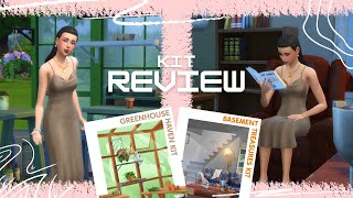 รีวิวคิทบ้านเขียว กับ คิทขุมทรัพย์ใต้ดิน 🌿📦|The Sims 4| Greenhouse \u0026 Basement Treasures Kit Review