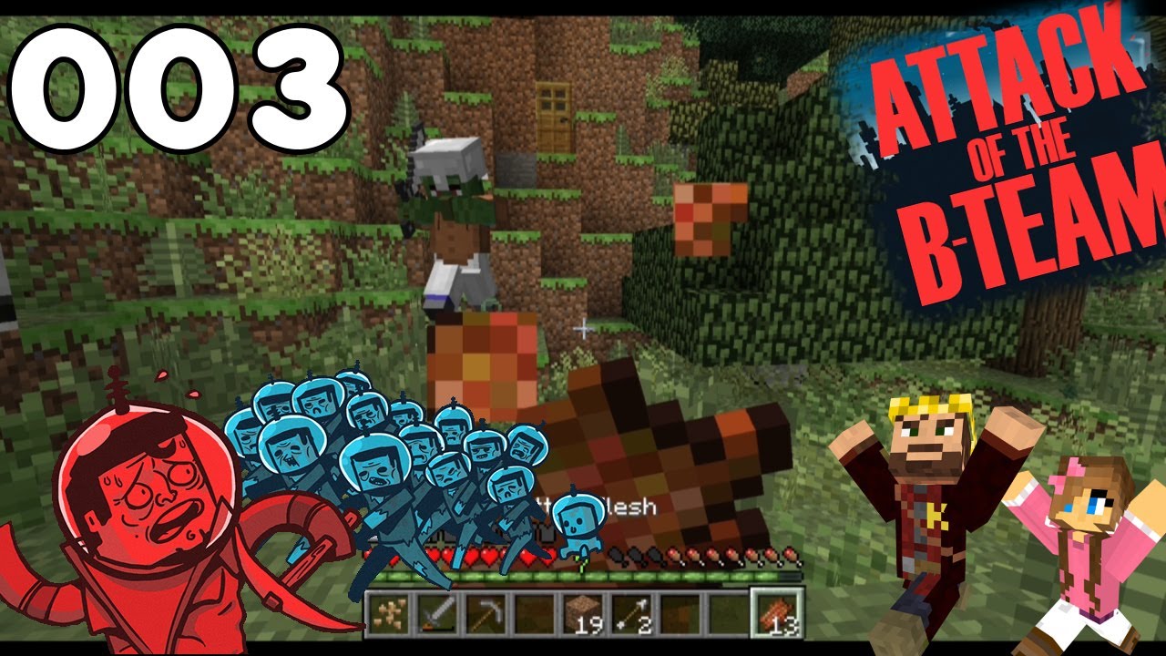 Minecraft B-Team #003 - Der Morph Mod Schlägt Zu [Let's Play Attack Of ...